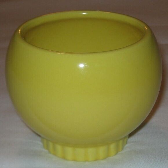 Franciscan Ware 1941-1942 Yellow Toastmaster Junior Toast Jam Container Jar Cup - Picture 4 of 4